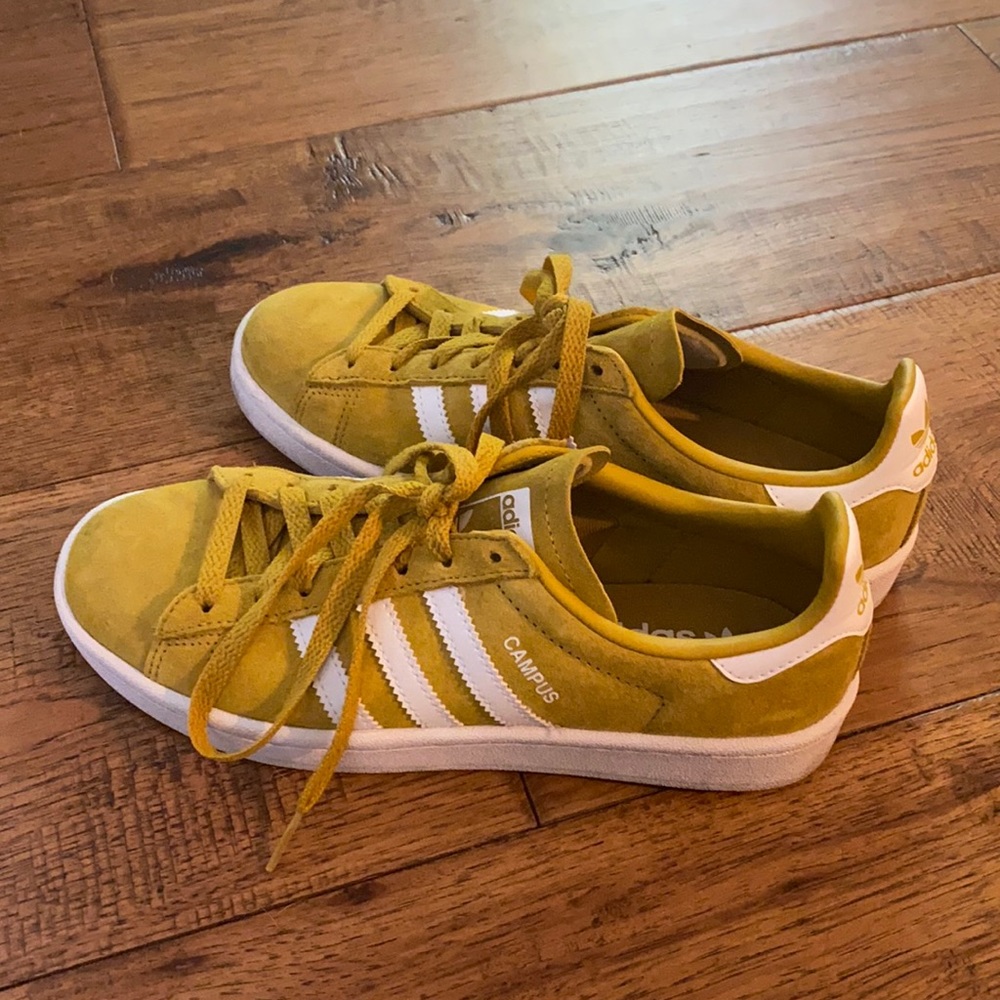 Adidas Yellow Campus Sneakers